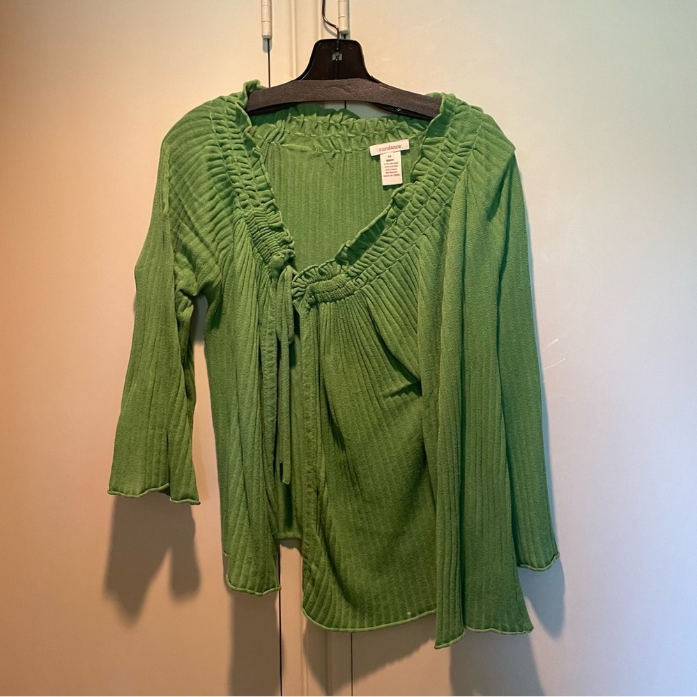 Sundance Green Cardigan
